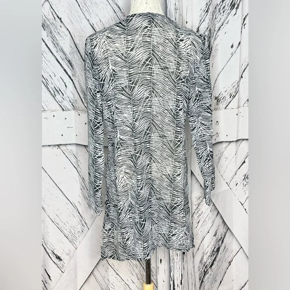 Club Z Collection Sheer Swimsuit Cover Up  Beaded S